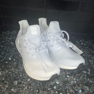 Adidas Ultra Boost 4.0 DNA Triple White FY9120 Running Shoes Men's sz 11 New
